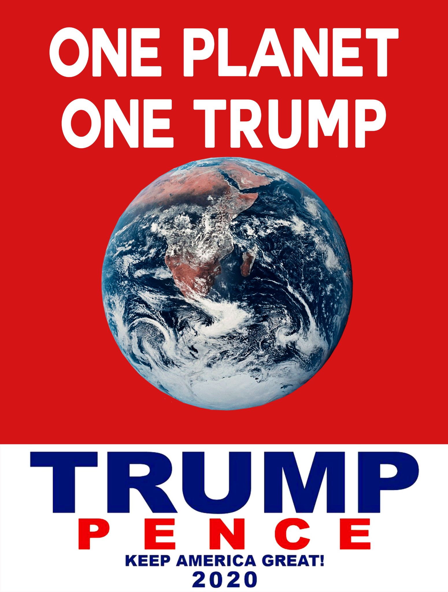 ONE PLANET ONE TRUMP 